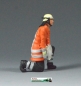 Preview: 500206 - Feuerwehrmann - kniend - Metallfigur
