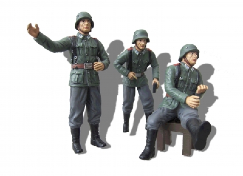 500230 - Personal für 2 cm FLAK - vier Metallfiguren