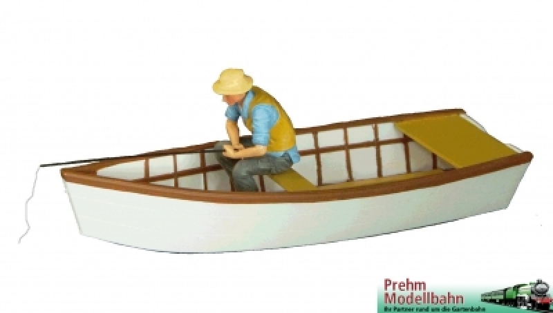 550140 - Ruderboot mit Angler