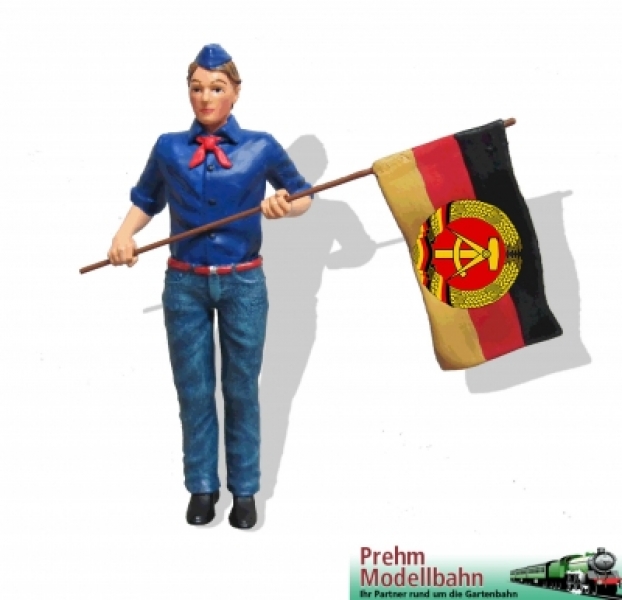 500152 - FDJ Junge mit Fahne