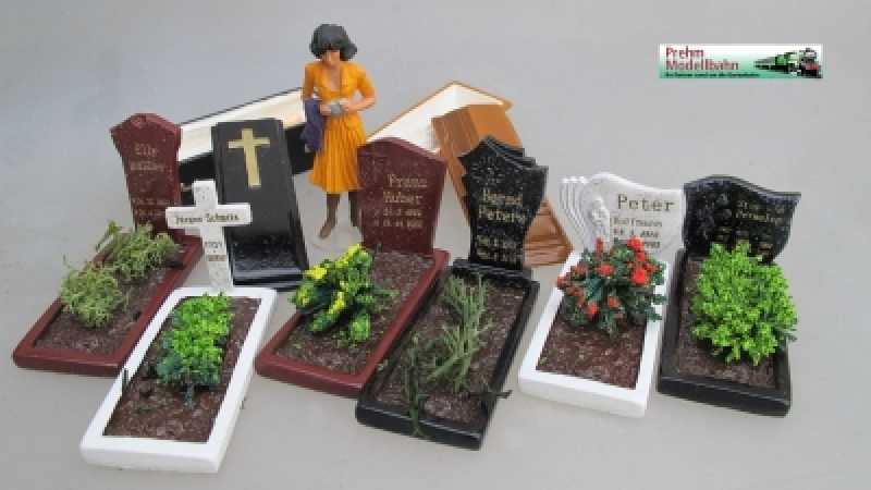 550600 - Friedhof mit Grabsteinen