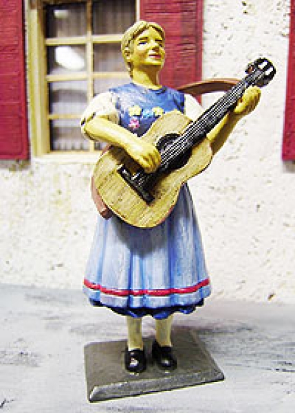 500019 Schweizerin mit Gitarre