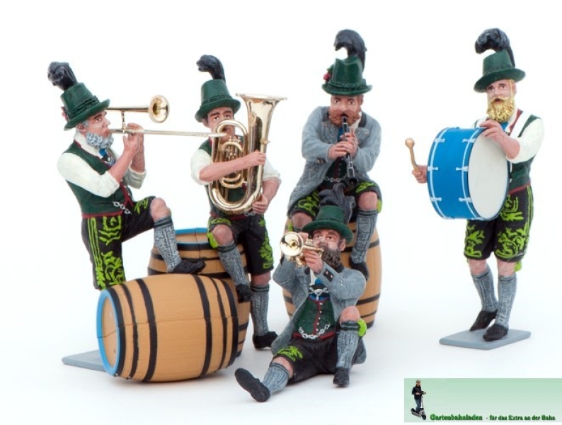 Bayerische Musikkapelle - Set 5 Musiker