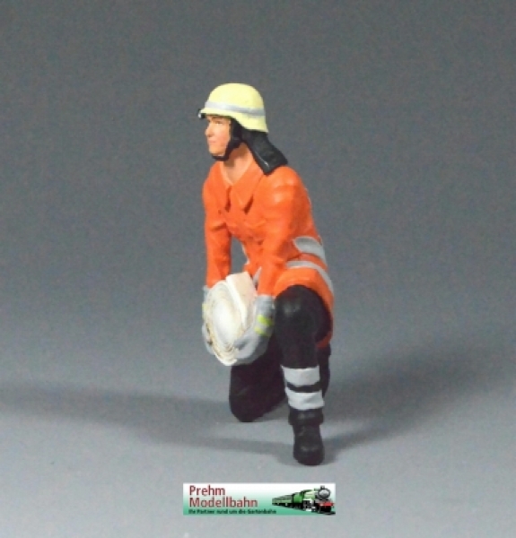 500206 - Feuerwehrmann - kniend - Metallfigur