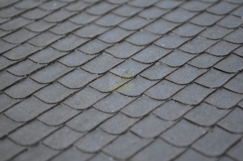 1 1:32 / 35 Schieferdach Dachmatte / Dachplatte